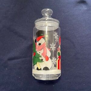 Christmas candy or cookie jar